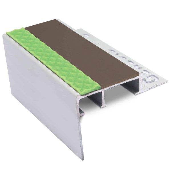 - Commercial Stair Nosing Heavy Duty- 12.5 mm Slimline Non Slip Stair Nosing -