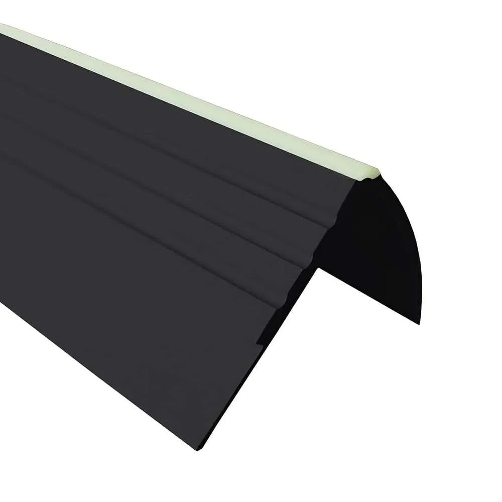 Flexible Luminescent PVC Stair Nosing Non-Slip Glow-in-the-Dark Safety Trim 40x40mm 730-RDFL - Inova Stair Nosings