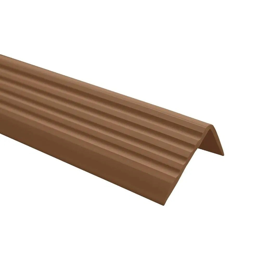 Flexible Anti-Slip Self-Adhesive Stair Nosing 40x25mm PVC Stair Edge Trim for Safe Steps 735-ND - Inova Stair Nosings