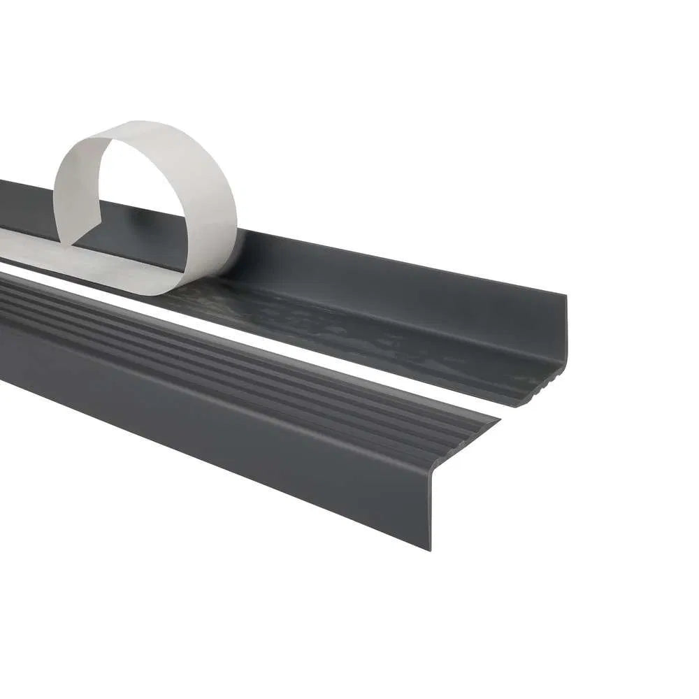 Flexible Anti-Slip Self-Adhesive Stair Nosing 40x25mm PVC Stair Edge Trim for Safe Steps 735-ND - Inova Stair Nosings