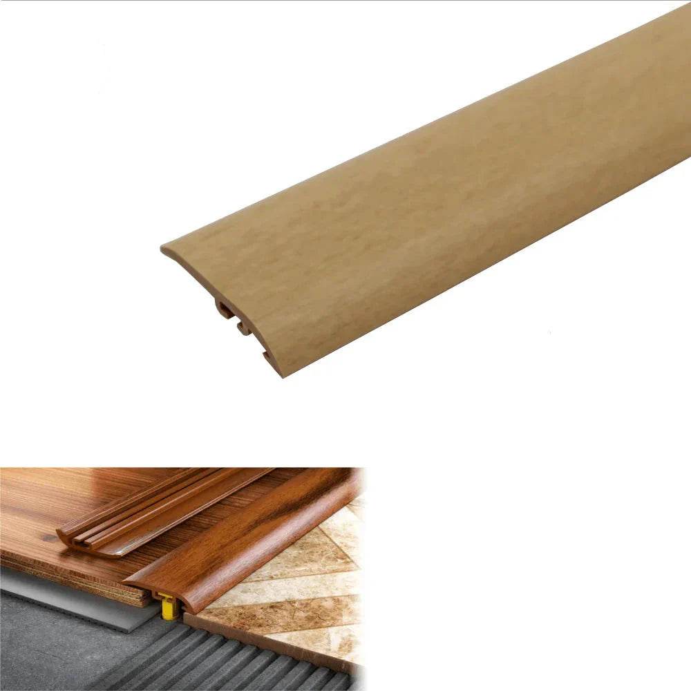 - 32mm PVC Wood Effect Door Threshold Ramp - D-Z0100 Profile - Ramp profile