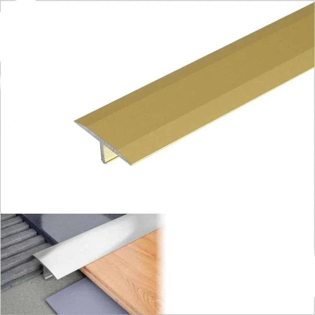 A56 26mm Anodised Aluminium Threshold Trim T Bar Transition Strip For Tiles - Inova Stair Nosings