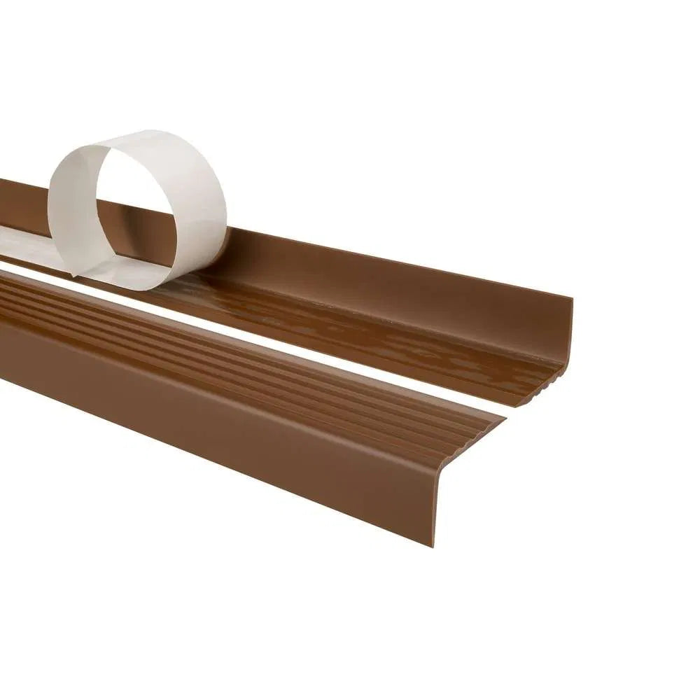 Flexible Anti-Slip Self-Adhesive Stair Nosing 40x25mm PVC Stair Edge Trim for Safe Steps 735-ND - Inova Stair Nosings