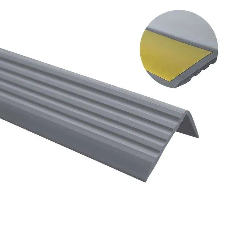 Flexible Anti-Slip Self-Adhesive Stair Nosing 40x25mm PVC Stair Edge Trim for Safe Steps 735-ND - Inova Stair Nosings