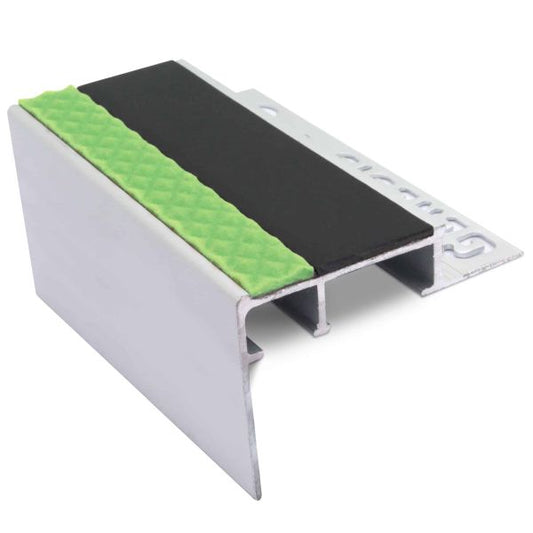 Commercial Stair Nosing Heavy Duty- 12.5 mm Slimline Non Slip Stair Nosing - Inova Stair Nosings
