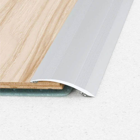  - A48 Anodised Aluminium Self Adhesive Door Threshold Ramp Profile - Aluminium