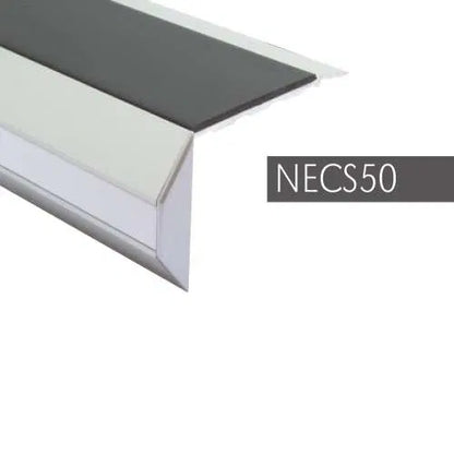 NECS50 End Caps for NSLR50 – Vision Light, Non-Slip Stair Nosing - Inova Stair Nosings