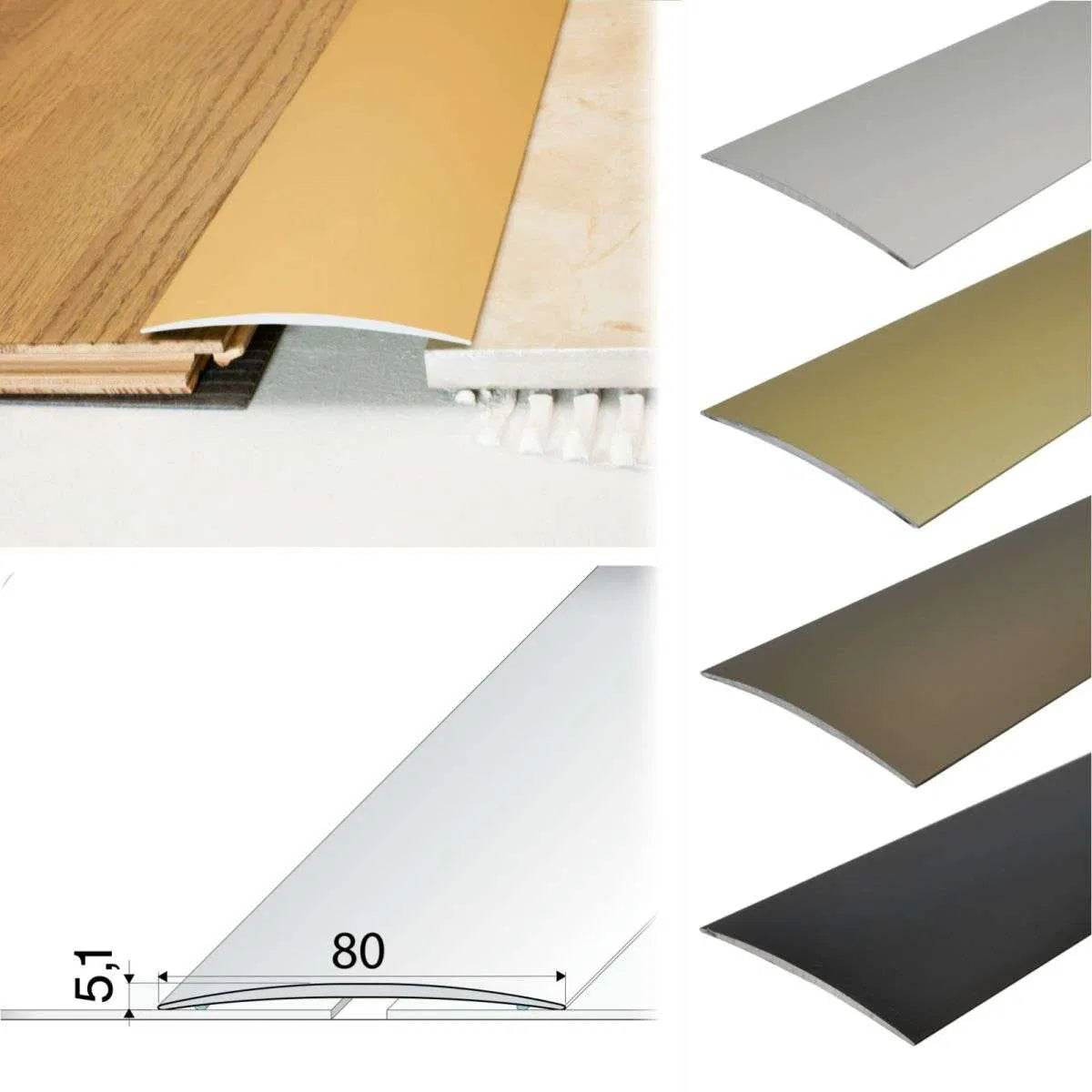  - A71 80mm Anodized Aluminum Self-Adhesive Door Threshold Strip - Aluminium