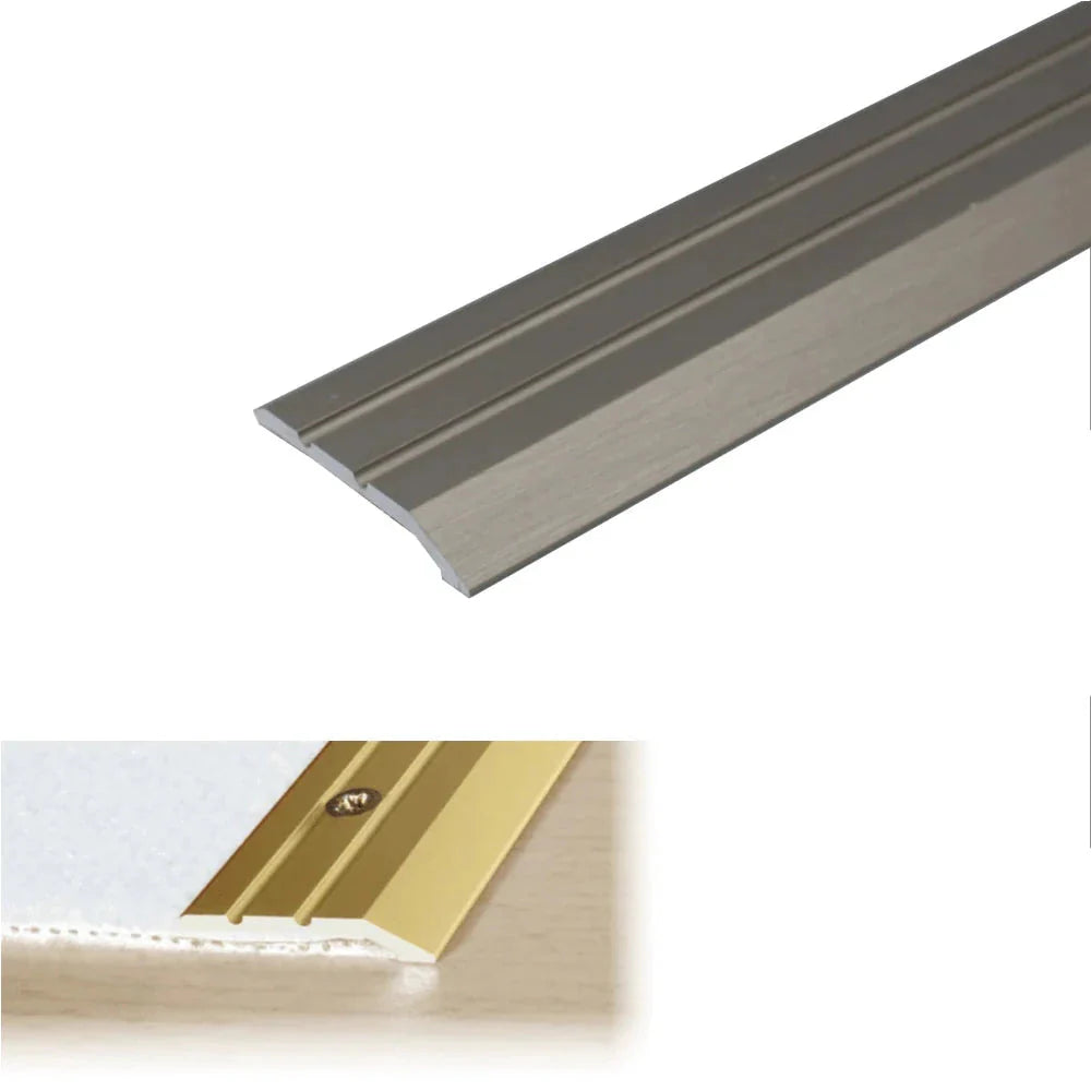 30mm Anodised Aluminium Door Threshold Ramp Profile - Inova Stair Nosings