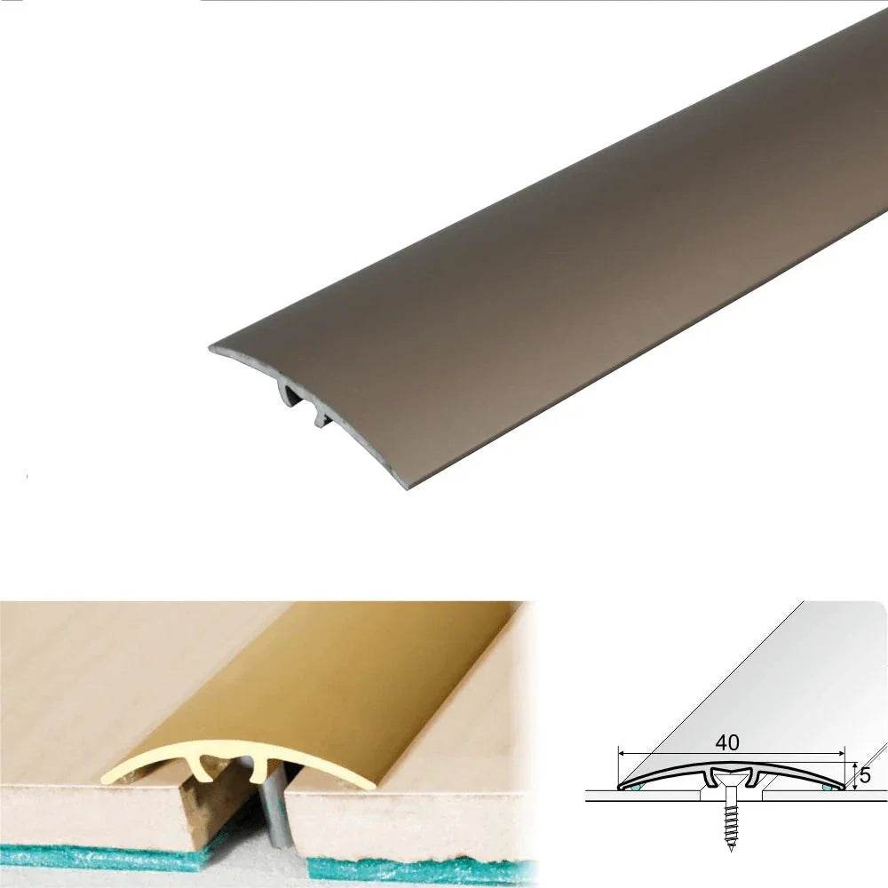  - A64 40mm Anodised Aluminium Door Threshold Strip - Strip