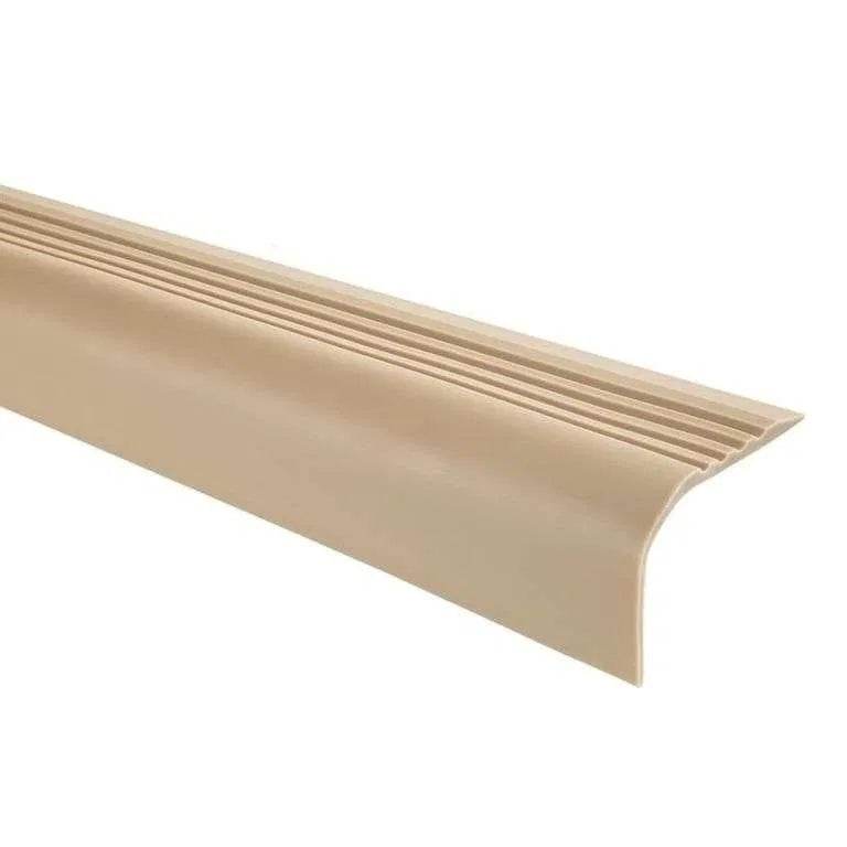  - Non-Slip Flexible Stair Nosing 52x40mm Anti-Slip PVC Stair Edge Trim for Carpet, Tile & Laminate - Stair Nosing