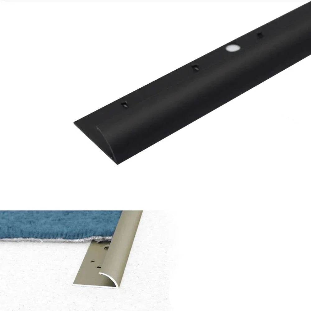  - C07 10mm Anodised Aluminium Single Edge Carpet Profile - Carpet Profile