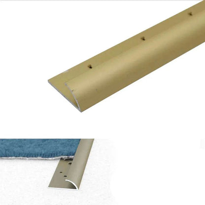  - C07 10mm Anodised Aluminium Single Edge Carpet Profile - Carpet Profile