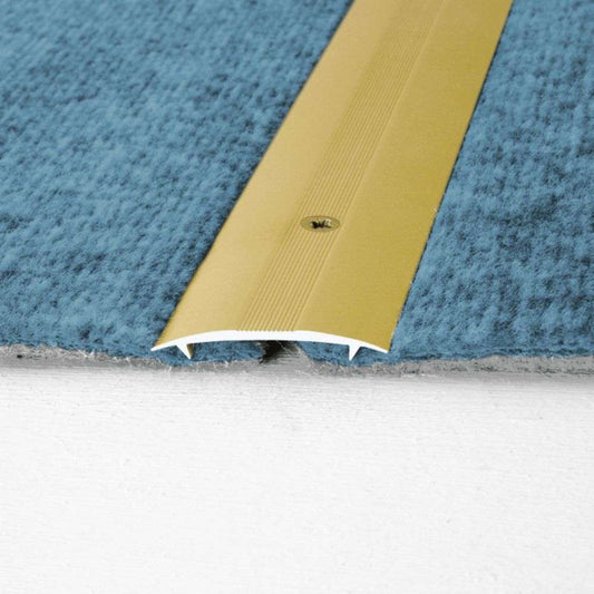 C68 36mm Anodised Aluminium Carpet Cover Strip Profile - Inova Stair Nosings