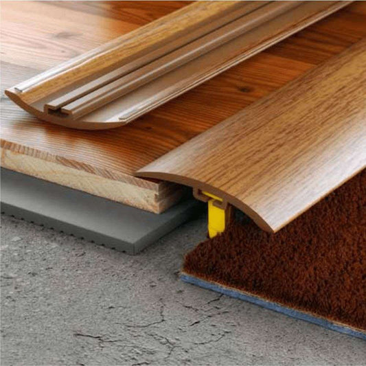 42mm PVC Wood Effect Door Threshold Strip - D-P0200 - Inova Stair Nosings