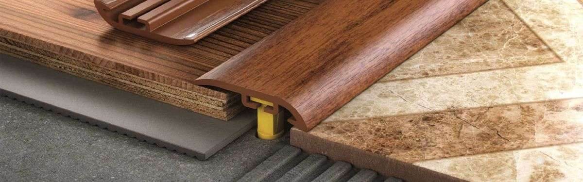  - 32mm PVC Wood Effect Door Threshold Ramp - D-Z0100 Profile - Ramp profile