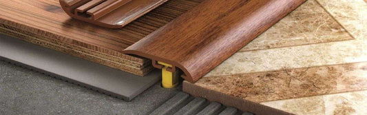32mm PVC Wood Effect Door Threshold Ramp - D-Z0100 Profile - Inova Stair Nosings