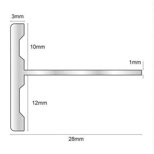  - Formable 2 In 1 for Step Aluminium Stair Nosing - 