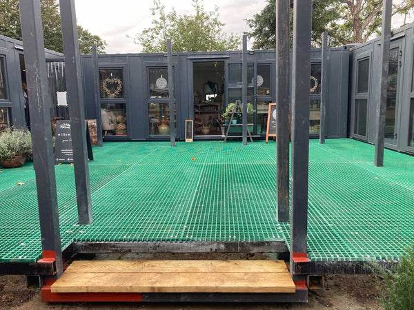 50mm GRP Open Mesh Grating for Ramps, Walkways & Covers Slip Resistant, Corrosion Resistant Gratings