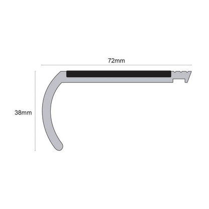  - NHB – 72 x 38mm Heavy Duty Hard Nose PVC - Hard Nose PVC