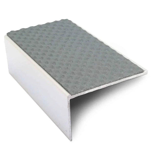  - NSL01 Tredsafe 56 x 32mm Aluminium Non Slip Stair Nosing Edge Trim With Pvc Insert - Pvc Edge Trim
