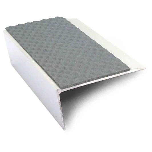  - NSL16 Tredsafe 66 x 32mm Aluminium Non Slip Stair Nosing Edge Trim With Pvc Insert - 