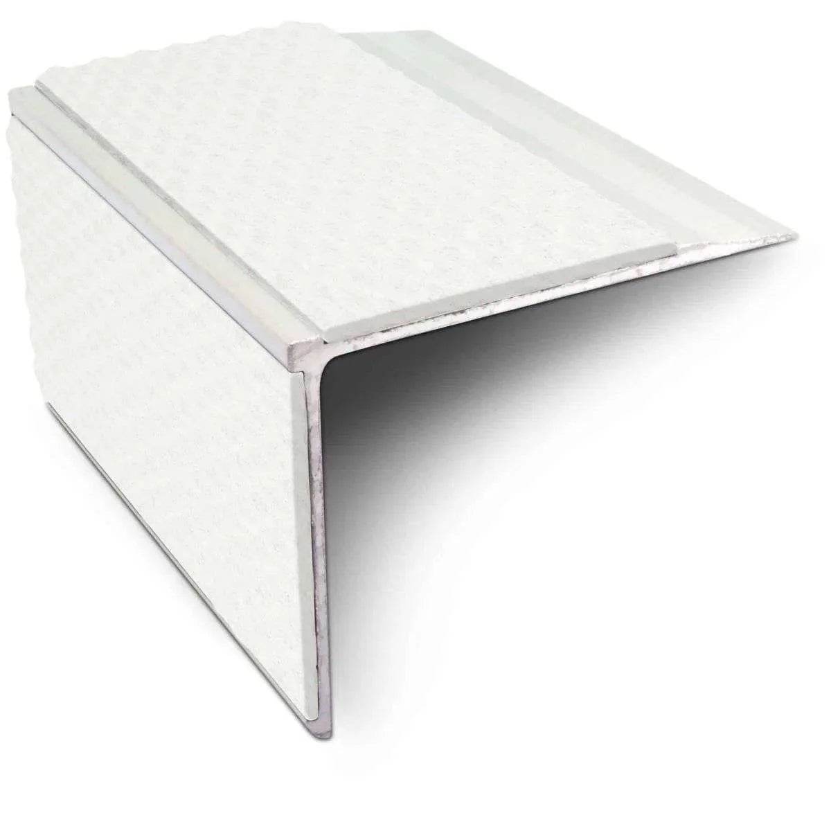  - NSL27 Tredsafe 75mm x 58mm DDA Compliant Aluminium Non Slip Stair Nosing Edge Trim With Pvc Insert - 
