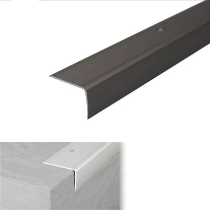 A42 Aluminium Non Slip Stair Nosing Edge Trim 41x26.6mm - Inova Stair Nosings