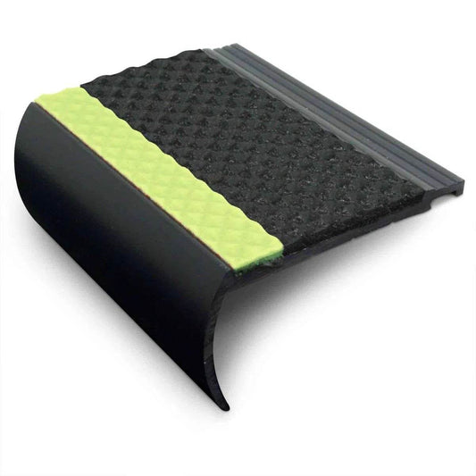  - AHB 72x38mm Tredsafe Aluminator® Heavy-Duty PVC Stair Nosing - Stair Nosing