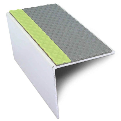  - ASL TredSafe DDA Compliant Non-Slip Aluminum Stair Nosing 57x55mm - Stair Nosing
