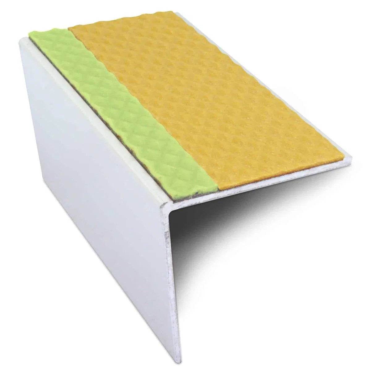  - ASL TredSafe DDA Compliant Non-Slip Aluminum Stair Nosing 57x55mm - Stair Nosing