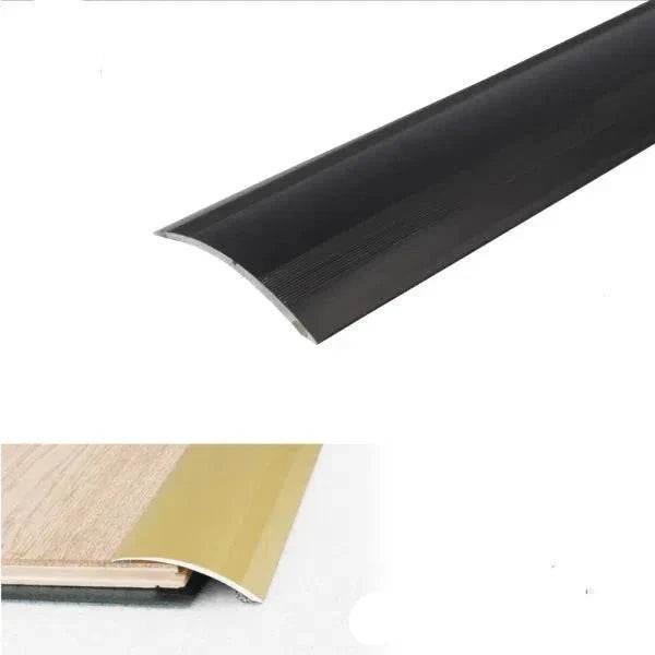  - 61mm Anodized Aluminum Self-Adhesive Door Threshold Ramp (A49) - Aluminium