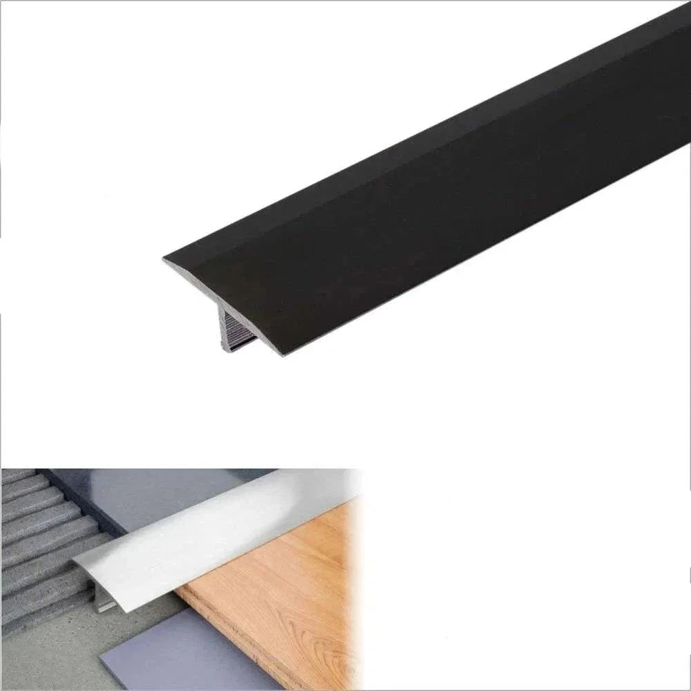 A56 26mm Anodised Aluminium Threshold Trim T Bar Transition Strip For Tiles - Inova Stair Nosings