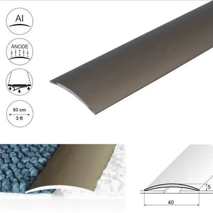  - A13 Anodised Aluminium Self Adhesive Door Threshold Strip - Aluminium