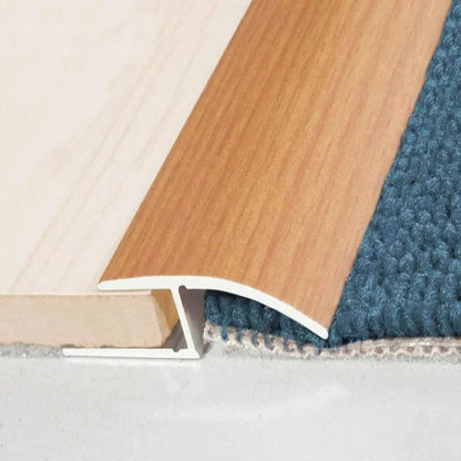  - A62 40mm Aluminium Wood Effect Door Threshold Ramp Profile - Ramp profile