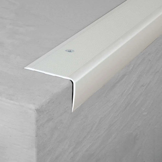 A42 Aluminium Non Slip Stair Nosing Edge Trim 41x26.6mm - Inova Stair Nosings