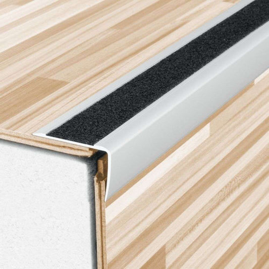 A44 41x26mm Anti-Slip Aluminium Stair Nosing with Grip Tape - Inova Stair Nosings
