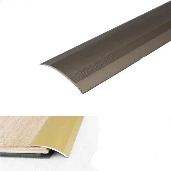  - 61mm Anodized Aluminum Self-Adhesive Door Threshold Ramp (A49) - Aluminium