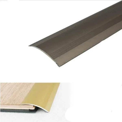  - 61mm Anodized Aluminum Self-Adhesive Door Threshold Ramp (A49) - Aluminium