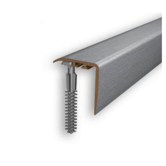  - D-K0200 PVC Wood Effect Stair Nosing Trim 30x30mm - Stair Nosing