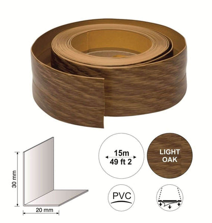 - Self-Adhesive Flexible PVC Skirting Board – Easy Install UPVC Trim - 