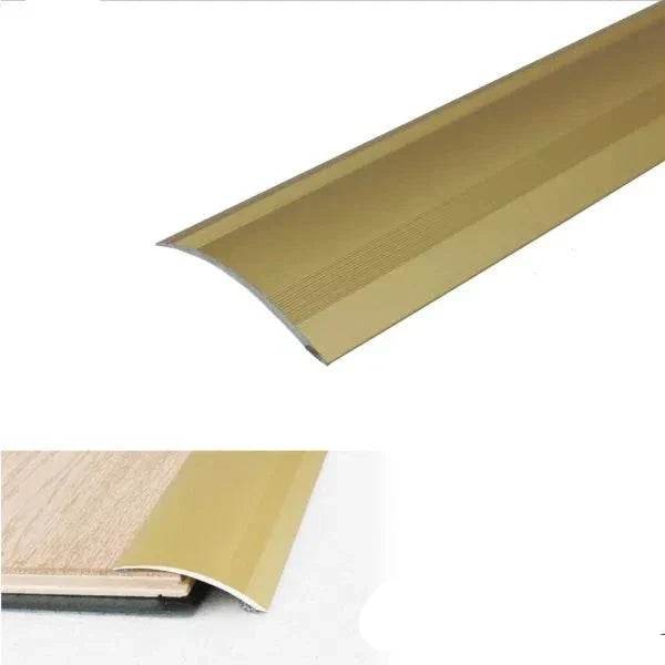  - 61mm Anodized Aluminum Self-Adhesive Door Threshold Ramp (A49) - Aluminium