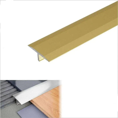 A56 26mm Anodised Aluminium Threshold Trim T Bar Transition Strip For Tiles - Inova Stair Nosings