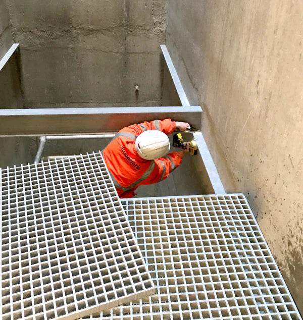 50mm GRP Open Mesh Grating for Ramps, Walkways & Covers Slip-Resistant, Corrosion Resistant Gratings
