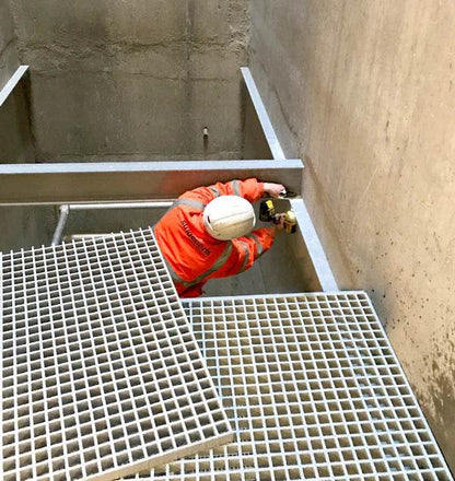 50mm GRP Open Mesh Grating for Ramps, Walkways & Covers Slip-Resistant, Corrosion Resistant Gratings