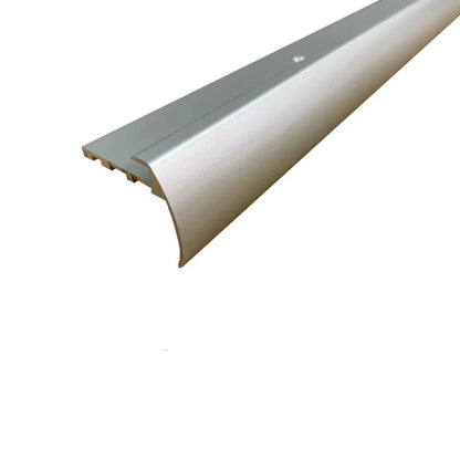 TVB 37.5 x 35mm Anodised Aluminium Bull Nose LVT Stair Nosing 5mm Flooring Edge Trim - Inova Stair Nosings