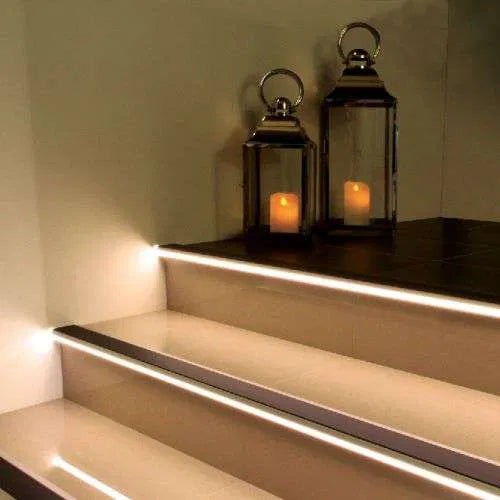 NALR50 Vision Light Non-Slip Stair Nosing 76.5x26mm - Inova Stair Nosings