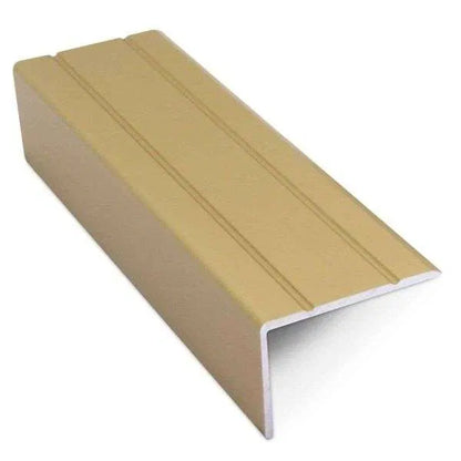 NAS Aluminium Retro-Fit Self-Adhesive Stair Nosing Non-Slip Step Edge Trim 25x10mm - Inova Stair Nosings