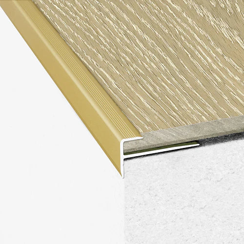C24 Anodised Aluminium LVT Stair Nosing 28x14.5mm for 5mm Vinyl Flooring - Inova Stair Nosings