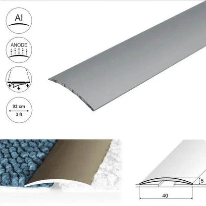  - A13 Anodised Aluminium Self Adhesive Door Threshold Strip - Aluminium